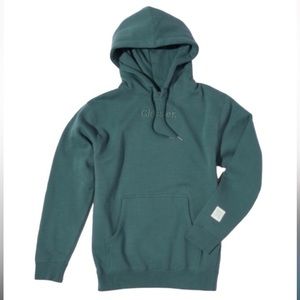 Glossier | Limited Edition Sage Embroidered Pullover Hoodie Green Size Small